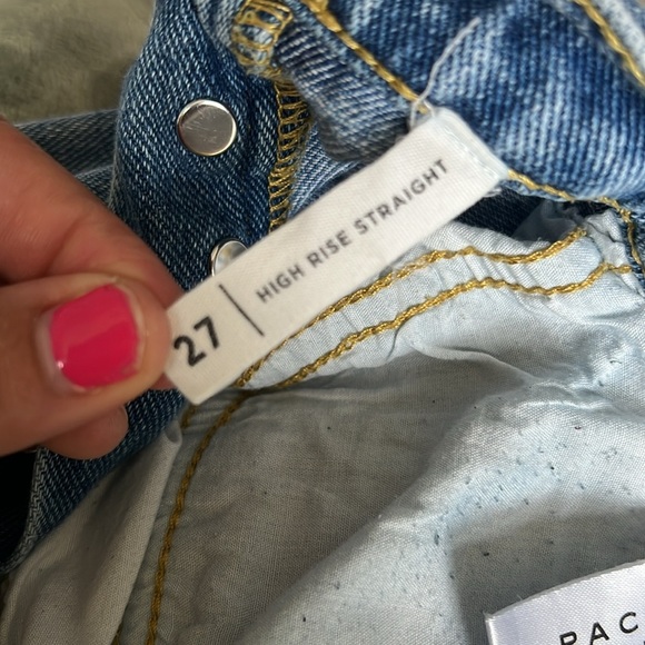 PacSun High Rise Blue Jeans - Picture 6 of 10